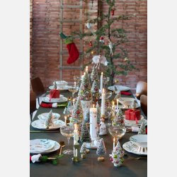 Medusa Copenhagen Rudolf skl med guldkant til julebordet