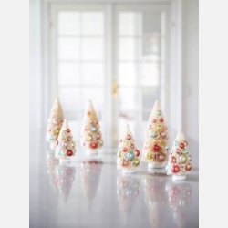 Medusa Juletr, Vintage hvid - 15cm