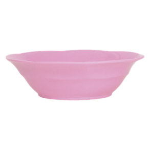 RICE melamin dyb tallerken – dark pink, 19 cm