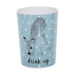 Bloomingville MINI TOBY krus – lyseblt med ddyrmotiv