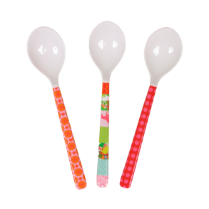 RICE melaminske – 14 cm med assorterede farver og mnstre