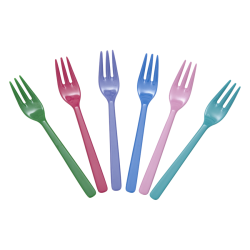 Eksklusive kagegafler fra RICE – 14 cm lange og BPA-fri