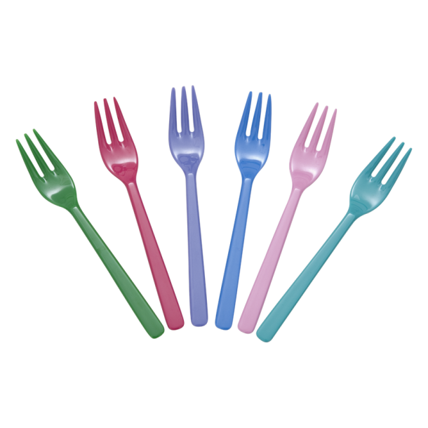 Eksklusive kagegafler fra RICE – 14 cm lange og BPA-fri