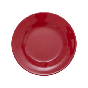 Farverig melamintallerken fra RICE – perfekt til frokost og snacks