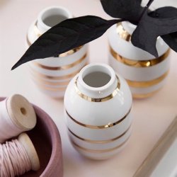 Eksklusivt st med 3 Khler Omaggio kugler til juletr og pynt