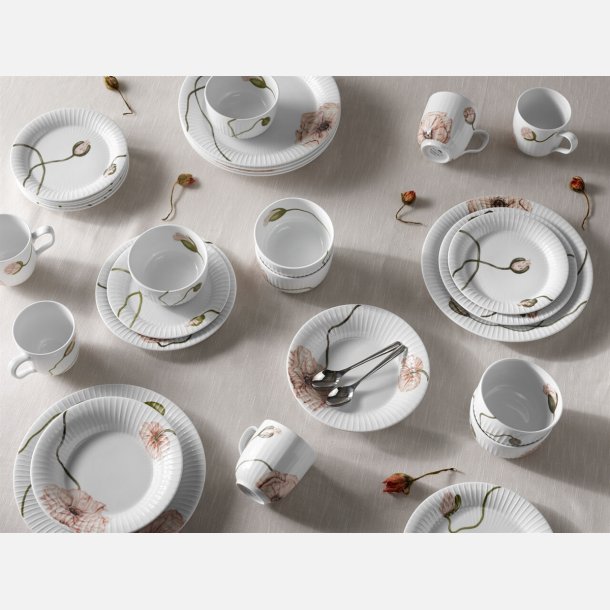 Hammershi Poppy tallerken 27 cm  Smukt nordisk stel fra Khler