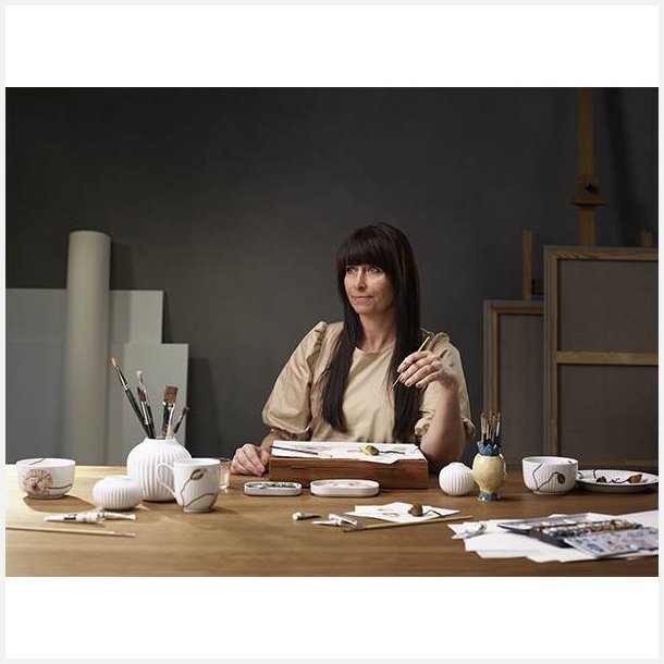 Hammershi Poppy tallerken 27 cm  Smukt nordisk stel fra Khler