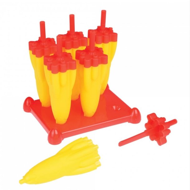 Forme til astronaut-is. Pakke med 6 stk. fra Rex London.