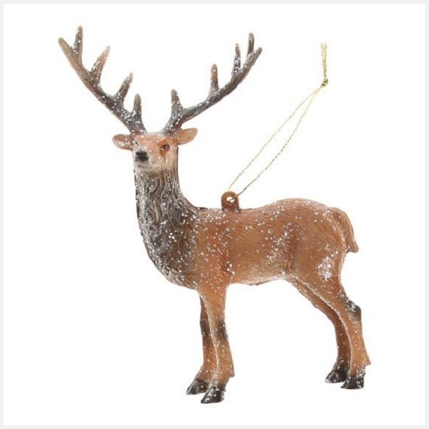 Glimtrende rensdyr fra Det Gamle Apotek – H10  B15  D6,5 cm