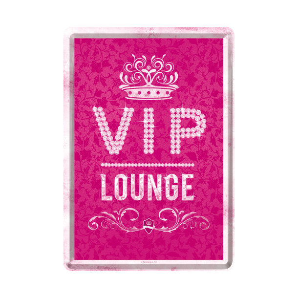 Retro skilt VIP Pink Lounge 