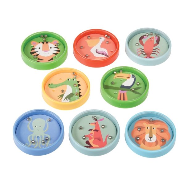 Lille spil med 5 kugler. Retro fra Rex London