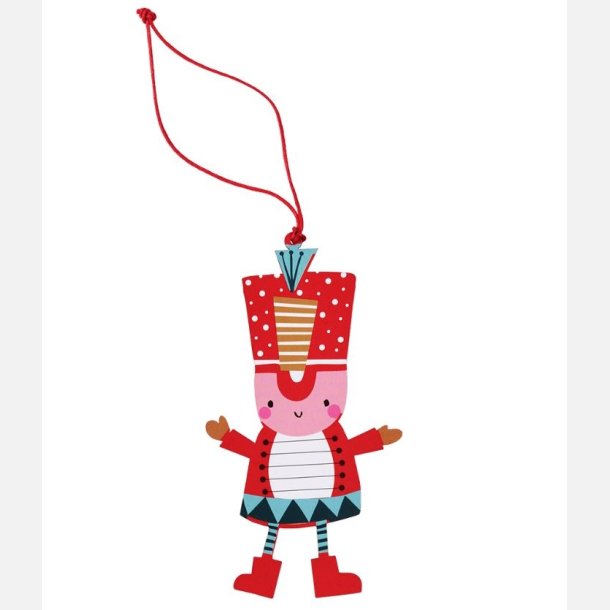 Juleornament i tr fra Rex London. Soldat til ophng  