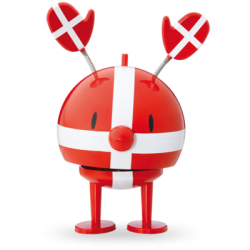 Hoptimist Rooligan – rd figur i plastik, H22 cm