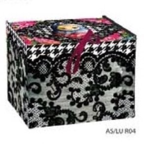 Stofbekldt lille ske med Babuschka