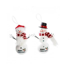 Snemand med nissehue – julepynt fra Det Gamle Apotek