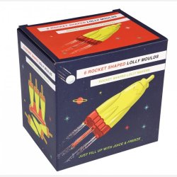 Forme til astronaut-is. Pakke med 6 stk. fra Rex London.