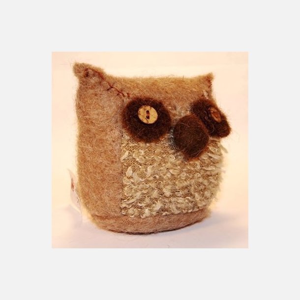 Ugle til pynt, str. 10,10cm