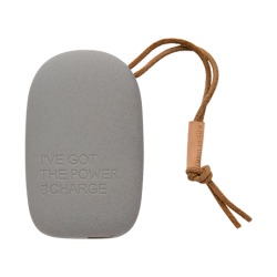 KREAFUNK toCHARGE powerbank – Silent Grey med trææske