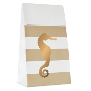 Treat Bag Hvid/Guld m/shest