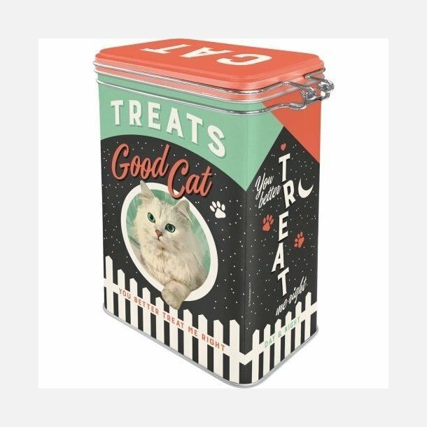 Retro btte til kattemad - CAT TREATS, GOOD CAT 