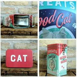 Retro btte til kattemad - CAT TREATS, GOOD CAT 