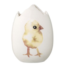 Bloomingville pskevase – kyllingemotiv og “Happy Easter”