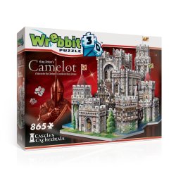 3D puslespil af Camelot middelalderborg med 865 brikker